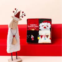 Cotton Christmas Stocking for women & four piece & breathable jacquard : Box