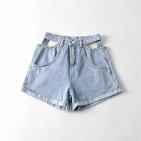 Coton Shorts Patchwork bleu clair pièce