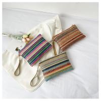 Straw Weave Clutch Bag soft surface PC