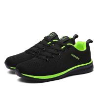 Synthetic Leather & Gauze Men Sport Shoes & anti-skidding & breathable EVA Solid Pair