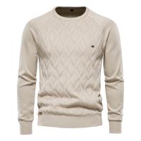 Cotton Slim Men Sweater knitted Solid PC