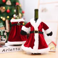 Cloth Creative Christmas Wine Cover PC