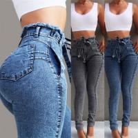 Denim Plus Size & High Waist Women Jeans & skinny Solid PC
