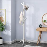 Solid Wood Creative Clothes Hanging Rack durable PC
