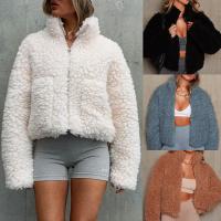 Berber Fleece Plus Size Women Coat thicken & loose Solid PC
