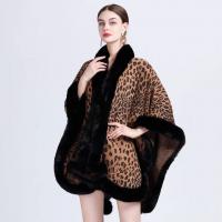 Acrylic Women Coat loose & thermal knitted leopard : PC