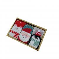 Coral Fleece Women Ankle Sock christmas design & thicken & sweat absorption & thermal jacquard : Box