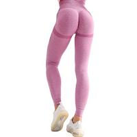 Chemical Fiber Quick Dry Women Yoga Pants lift the hip & skinny plain dyed Solid :L PC
