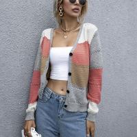 Acrylic Slim Women Sweater knitted mixed colors PC