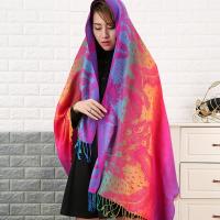 Baumwolle Frauen Schal, Jacquard, mehr Farben zur Auswahl,  Stück