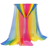 Georgette Zijden sjaal meer kleuren naar keuze stuk