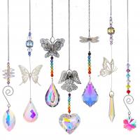 White Crystal Hanging Ornament seven piece PC
