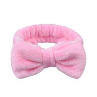Plush Hairband for women & with bowknot plain dyed Solid PC