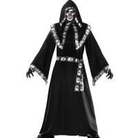 Polyester Men Halloween Cosplay Costume unisex Solid black PC