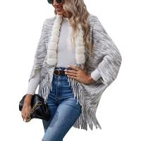 Acrylique Manteau femmes Solide Blanc pièce