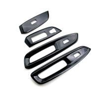 Honda 2020-2021  (FIT/JAZZ GR) Window Control Switch Panel Cover, four piece, , black, Sold By Set