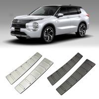 2022 Mitsubishi Outlander 304 Stainless Steel Car Trunk Step Pad two piece Sold By Set