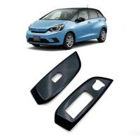 Honda 2020-2021  (FIT/JAZZ GR) Window Control Switch Panel Cover two piece  black Sold By Set