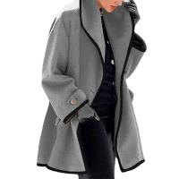 Polyester Plus Size Women Coat & loose Solid PC