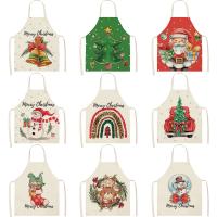 Polyester Antifouling Aprons & christmas design printed PC