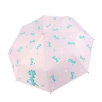 Polyester foldable Sun-Rain Umbrella sun protection Iron & Vinyl & Plastic printed dinosaur pattern PC