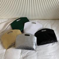PU Leather Handbag large capacity & soft surface crocodile grain PC