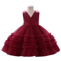 Cotton Ball Gown Girl One-piece Dress PC