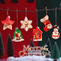 Plastic With light Christmas Tree Hanging Decoration christmas design PC