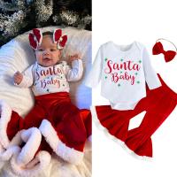 Katoen Baby kleding set Hoofdband & Broek & Teddy Brief Witte Instellen