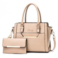 PU Leather Bag Suit large capacity & attached with hanging strap Set