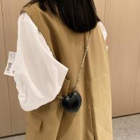 PU Leather Crossbody Bag with chain & Mini heart pattern PC
