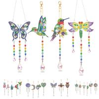 Resin Rhinestones & Crystal Glass & Zinc Alloy Creative & DIY Hanging Decoration handmade multi-colored Set