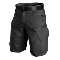 Polyester Plus Size Men Cargo Shorts hardwearing & without belt & breathable Solid PC