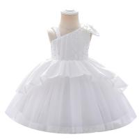 Gauze & Cotton Princess Girl One-piece Dress PC