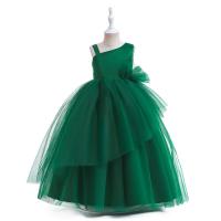 Gauze & Cotton Ball Gown Girl One-piece Dress PC