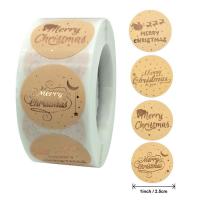 Pressure-Sensitive Adhesive Adhesive & Creative Decorative Sticker christmas design gold foil print letter champagne Lot
