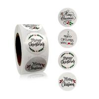Pressure-Sensitive Adhesive Adhesive & Creative Decorative Sticker christmas design letter white Lot