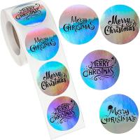 Pressure-Sensitive Adhesive Adhesive & Creative Decorative Sticker christmas design letter multi-colored Lot