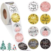 Pressure-Sensitive Adhesive Adhesive & Creative Decorative Sticker & christmas design letter mixed colors PC
