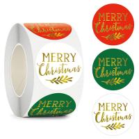 Pressure-Sensitive Adhesive Adhesive & Creative Decorative Sticker christmas design letter mixed colors Lot