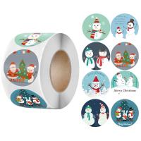 Pressure-Sensitive Adhesive Adhesive & Creative Decorative Sticker christmas design mixed pattern mixed colors Lot