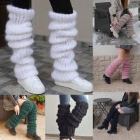 Acrylic Leg Warmer thermal knitted Pair