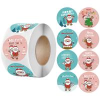Pressure-Sensitive Adhesive Adhesive & Creative Decorative Sticker christmas design Santa Claus mixed colors Lot