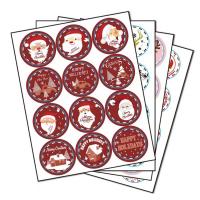 Pressure-Sensitive Adhesive Adhesive & Creative Decorative Sticker & christmas design mixed pattern mixed colors Set