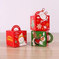 Papier Weihnachts-Geschenk-Tasche, unterschiedliches Muster zur Auswahl, mehr Farben zur Auswahl, 50Pcs/Tasche,  Tasche