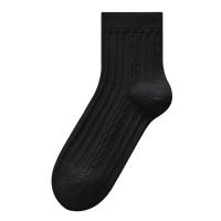 Cotton Men Ankle Sock thicken & deodorant plain dyed striped : Pair