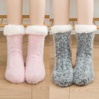 Polyester Women Floor Socks thicken & thermal Napping : Pair