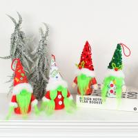 Cloth & Plastic With light Christmas Tree Hanging Decoration PP Cotton PC