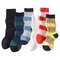Gekamd katoen Vrouwen Enkel Sock Striped meer kleuren naar keuze : Paar