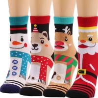 Polyester Christmas Stocking christmas design & thermal knitted : Pair